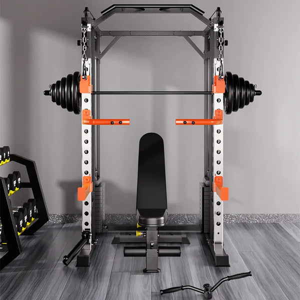 Household & Gym Combination Multifunctional Flying Bird Gantry, Comprehensive Trainer Fitness Equipment, Squat Stand