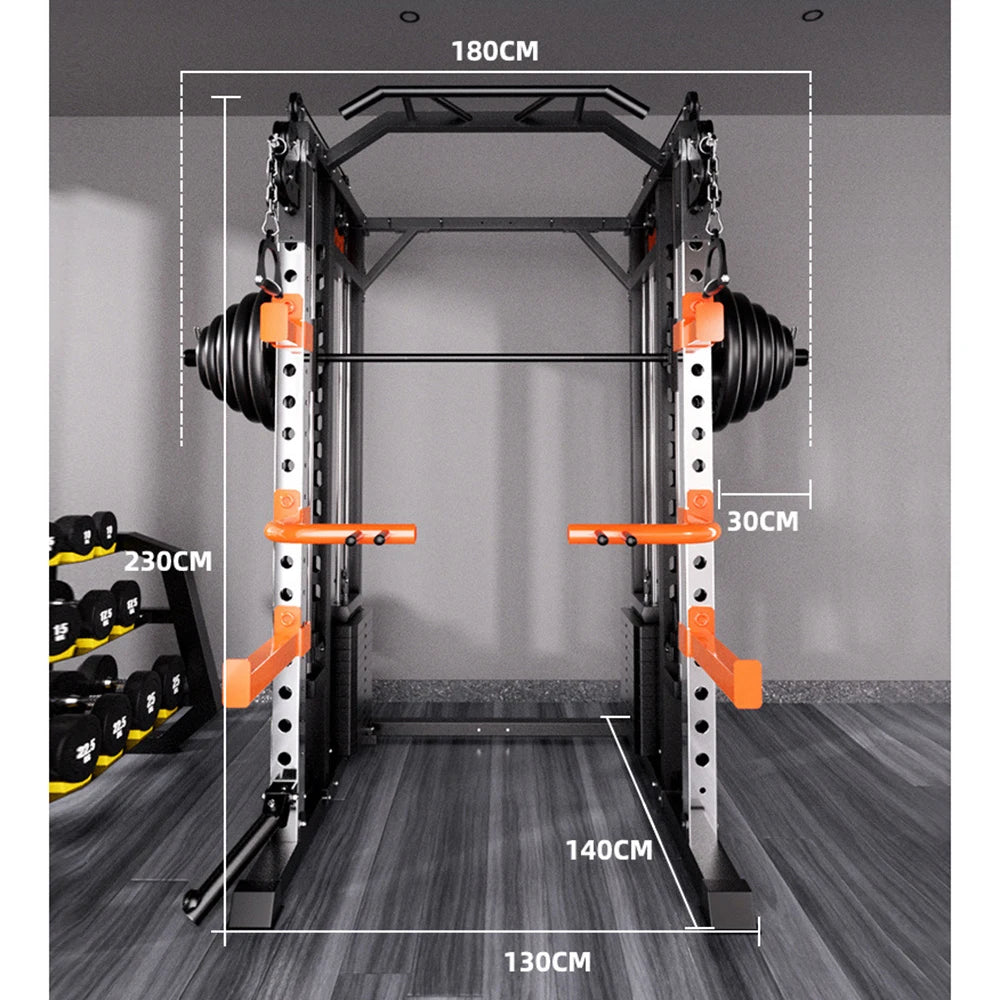 Household & Gym Combination Multifunctional Flying Bird Gantry, Comprehensive Trainer Fitness Equipment, Squat Stand
