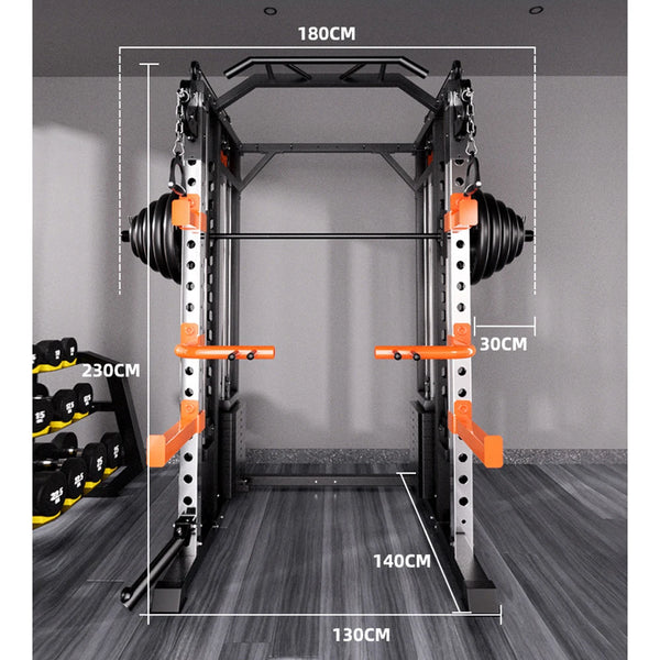 Household & Gym Combination Multifunctional Flying Bird Gantry, Comprehensive Trainer Fitness Equipment, Squat Stand